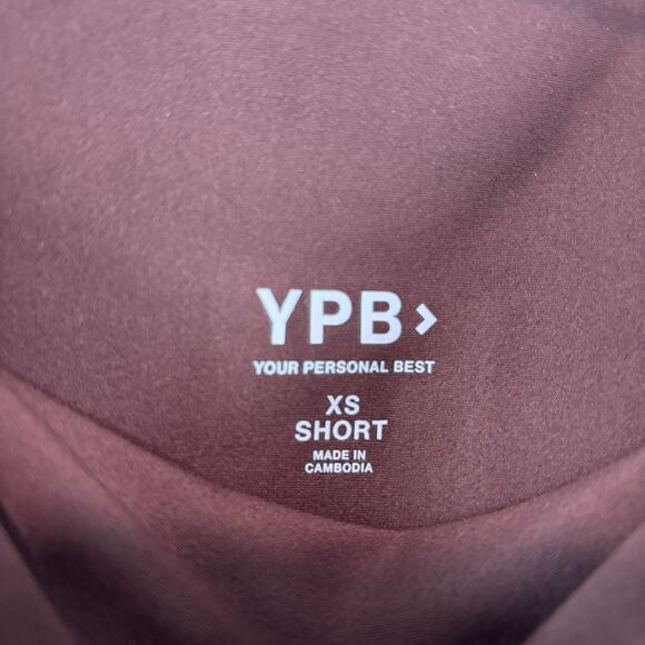 Abercrombie YPB sculptLUX Split-Flare Leggings Brown XS — Pilatescore - Picture 5 of 9